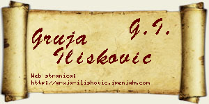 Gruja Ilišković vizit kartica